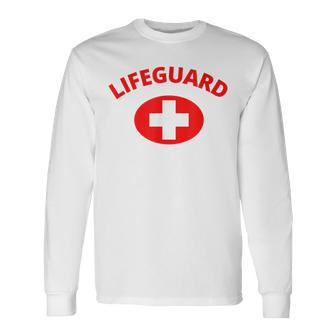 Lifeguard Front Long Sleeve T-Shirt | Mazezy