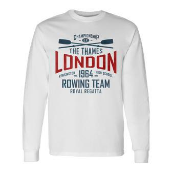 London Royal Regatta Rowing Team Long Sleeve T-Shirt | Mazezy
