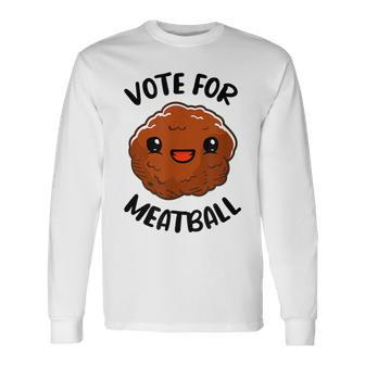 Meatball Meme Chef Italian Long Sleeve T-Shirt T-Shirt | Mazezy