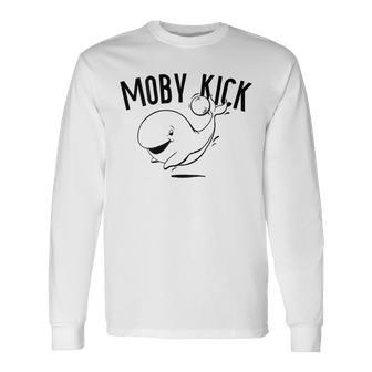 Moby Kick Kickball Long Sleeve T-Shirt | Mazezy