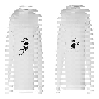 Not All Witches Live In Salem Witch On Broom Halloween Halloween Long Sleeve T-Shirt | Mazezy