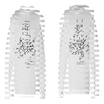 Oh Oh Weightlifter Humorous Long Sleeve T-Shirt | Mazezy