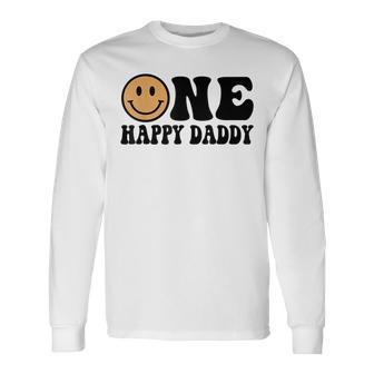 One Happy Dude 1St Birthday One Cool Daddy Family Matching Long Sleeve - Seseable