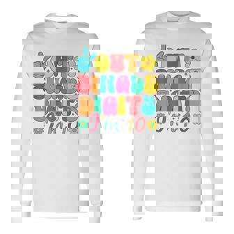 Peace Out Single Digits Im 10 Year Old 10Th Birthday Girl Long Sleeve T-Shirt | Mazezy
