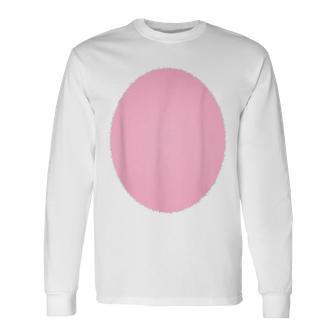 Pink Tummy Belly Easter Bunny Rabbit Furry Cosplay Costume Long Sleeve T-Shirt - Thegiftio