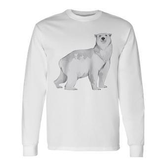 Polar Bear For Bear Lovers Long Sleeve T-Shirt T-Shirt | Mazezy
