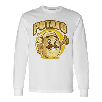 Potato With An E Long Sleeve T-Shirt | Mazezy
