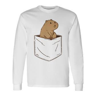 Prairie Dog Brown Rodent Pet Animal Expert Cute Mammals Long Sleeve T-Shirt | Mazezy