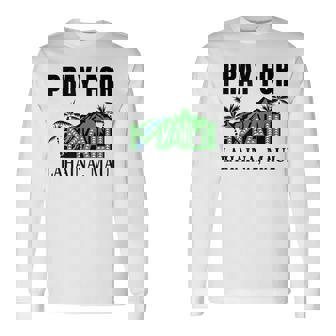 Pray For Lahaina Maui Hawaii Strong Wildfire Support Long Sleeve - Seseable