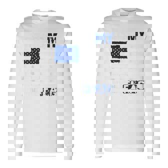 This Is My Pride Flag United States Usa Flag 4Th Of July Long Sleeve T-Shirt - Monsterry