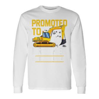 Promoted To Big Bro 2024 Leveled Up To Big Brother 2024 Long Sleeve T-Shirt - Seseable