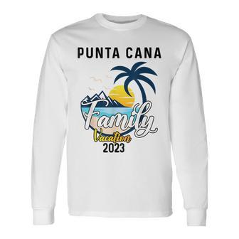 Punta Cana Vacation 2023 Matching Dominican Republic Long Sleeve T-Shirt - Seseable