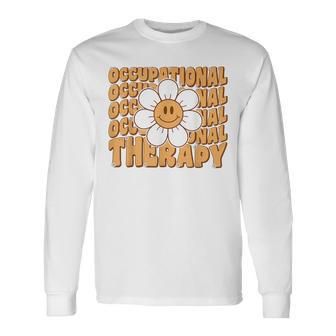 Retro Occupational Therapy Occupational Therapist Ot Long Sleeve T-Shirt - Monsterry