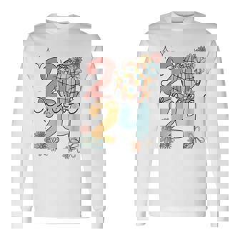 Retro Senior 2024 Disco Ball Class Of 2024 Graduate Graduate Long Sleeve T-Shirt T-Shirt | Mazezy