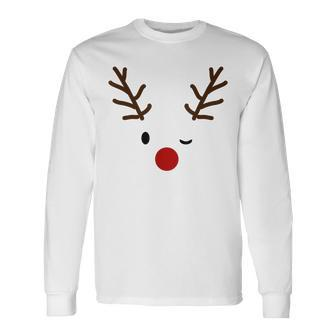 Rudolph The Red Nose Reindeer Holiday Long Sleeve T-Shirt - Thegiftio UK