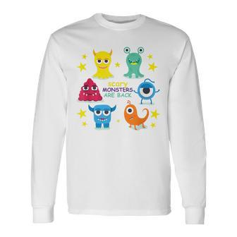 Scary Monsters Long Sleeve T-Shirt T-Shirt | Mazezy