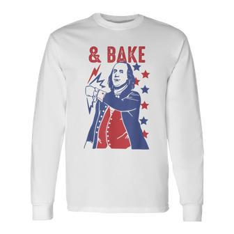 Shake And Bake Couple Matching 4Th Of July Bake Long Sleeve T-Shirt - Seseable