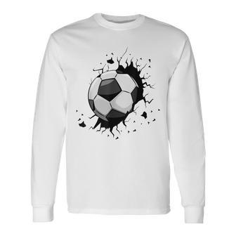 Soccer Players Soccer Team Graphic Sports Soccer Long Sleeve - Seseable