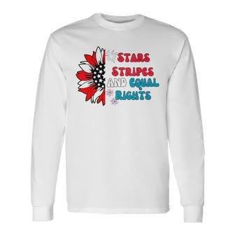Stars Stripes And Equal Rights Equal Rights Long Sleeve T-Shirt T-Shirt | Mazezy