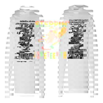 Stepping Into Junenth Long Sleeve T-Shirt | Mazezy