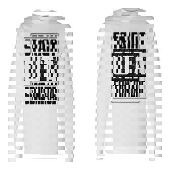 Straight Outta Second Grade School Graduate 2023 2Nd Grade Long Sleeve T-Shirt T-Shirt | Mazezy