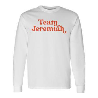 The Summer I Turned Pretty Team Jeremiah Long Sleeve T-Shirt - Seseable