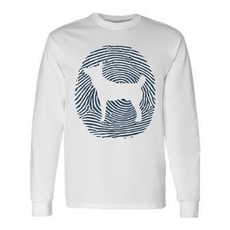 Tahltan Bear Dog Dna I Fingerprint Tahltan Bear Dog Long Sleeve T-Shirt | Mazezy