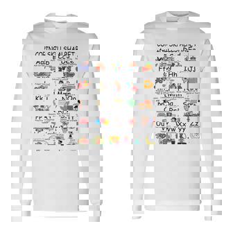 Mental Health Awareness Coping Skills Alphabet Counselor Kid Long Sleeve T-Shirt T-Shirt | Mazezy