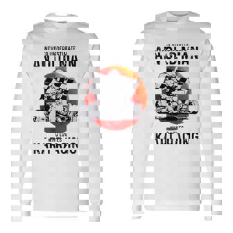 Never Underestimate An Old Man Who Loves Kart Racing Sunset Old Man Long Sleeve T-Shirt T-Shirt | Mazezy
