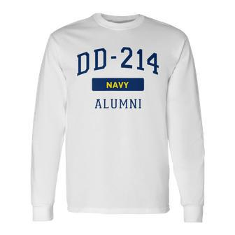 Us Navy Dd214 Veteran Military Alumni Dd214 Long Sleeve T-Shirt | Mazezy