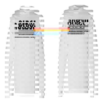 Vintage 70S 80S Style Aquebogue Ny Long Sleeve T-Shirt | Mazezy