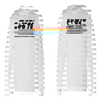 Vintage 70S 80S Style Solvay Ny Long Sleeve T-Shirt | Mazezy