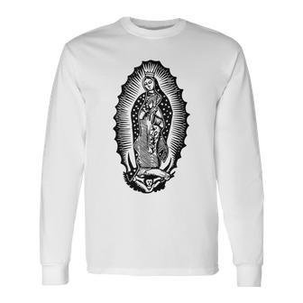 Virgin Mary Santa Maria Catholic Church Group Long Sleeve T-Shirt | Mazezy