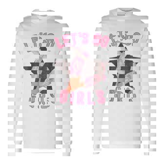 Western Lets Go Girls Bridal Bachelorette Party Matching Long Sleeve T-Shirt T-Shirt | Mazezy