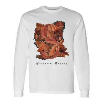 William Morris' Acanthus Long Sleeve T-Shirt | Mazezy