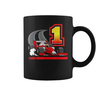 1 Year Old Toddler Boy Formula Race Car 1St Birthday Coffee Mug | Mazezy