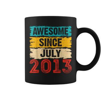 10 Year Old Awesome Since July 2013 10Th Birthday Gifts Coffee Mug - Seseable