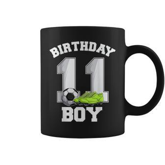 11Th Birthday Soccer Kids Boys 11 Year Old Bday Coffee Mug - Seseable