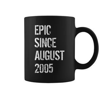 15Th Birthday For Boys Girls Born In August 2005 Coffee Mug | Mazezy