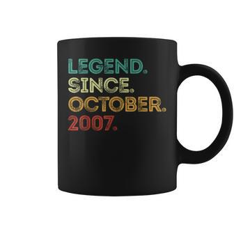 16 Years Old Legend Since October 2007 16Th Birthday Coffee Mug - Monsterry