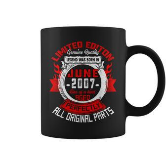 16Th Birthday Gift Legends Born In June 2007 16 Years Old Coffee Mug | Mazezy