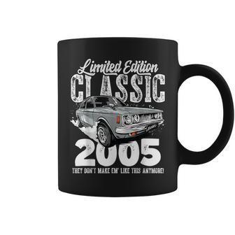18Th Birthday Vintage Classic Car 2005 Bday 18 Year Old Coffee Mug | Mazezy