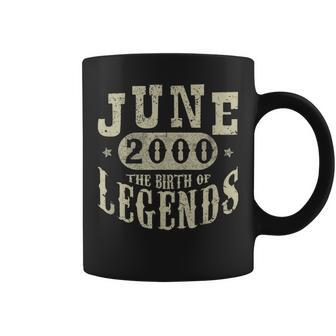 19 Years 19Th Birthday June 2000 Birth Of Legend Coffee Mug | Mazezy