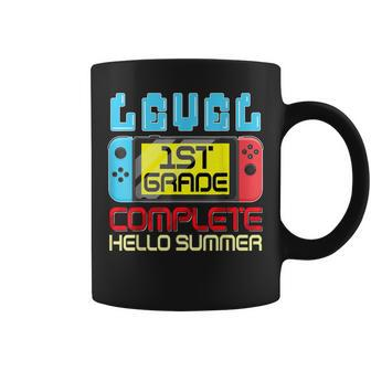 1St Grade Level Complete Gamer Last Day Of School Graduation  Coffee Mug