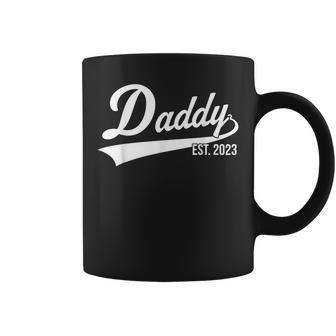 1St Time Dad Est 2023 New First Fathers Day Daddy 2023 Coffee Mug - Thegiftio UK