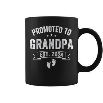 1St Time Grandpa Est 2024 New First Grandpa 2024 Coffee Mug | Mazezy