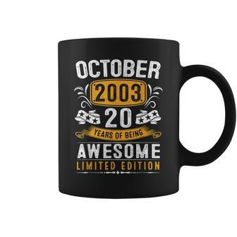 20 Years Old Decoration October 2003 20Th Birthday Coffee Mug - Thegiftio UK