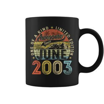 20 Years Old Gifts 20Th Birthday Men Awesome Since June 2003 Coffee Mug - Thegiftio UK
