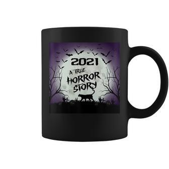 2021 A True Horror Story Scary Funny Halloween Coffee Mug | Mazezy