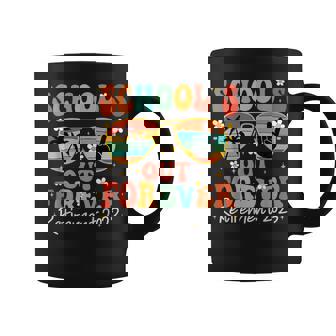 2023 Groovy Schools Out Forever Retirement Teacher Retired Coffee Mug | Mazezy